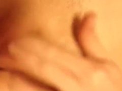 Rubbing my wet Mexican pussy