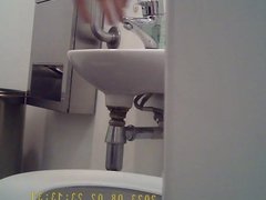 Spy cam in ladies toilet