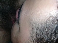 Fucking and Licking a Hairy Pussy