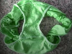 Green smelling panties my elderly mommy