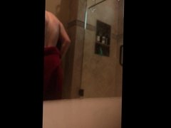 Teen Sister filmed in the Shower