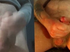 Great Cock Stroking On Skype.