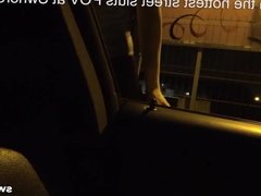 Real amateur street whore gets picked up and fucked in pov
