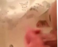 CUTE SOLDIER JERKS OFF IN THE SHOWER