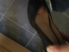 Cum in my wife's heels