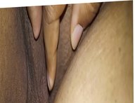 My actress wife showing yummy pussy juicy clit