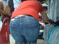 Voyeur beurette ass jeans