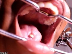 Inside the Mouth of a Hot Ebony Chick (Fetish)