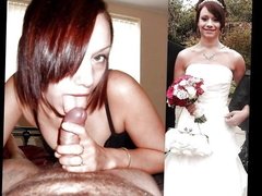 bride wedding dress before during after compilation wife pov