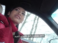 Public Agent Big tits Thai lady loves to suck and fuck cock