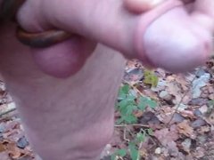 piss and cum outdoor