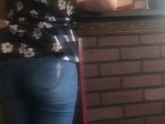 Hot Candid Voyeur Young Girl Ass In Tight Jeans