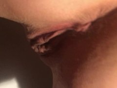 Homemade close up slow fuck sticky milf pussy