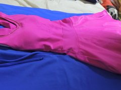 Cum on dress pink lycra