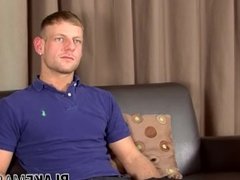 Hot interview and solo masturbation with Josh Charters