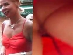 MILF in red dress with GF (France)