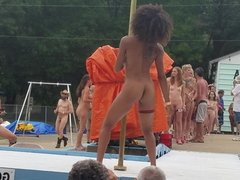 Naked girls on stage Nudes a Poppin 2019