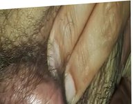 Play with K's hairy pussy