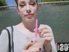 MOFOS - Small tit teen Bobbi Dylan gets pounded hard outdoors
