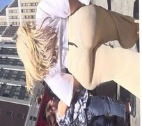 blonde pawg in leggings vpl