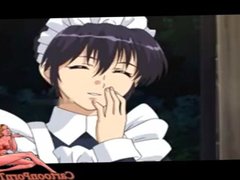 Maid Fingers Her Pussy In A Japanese Anime