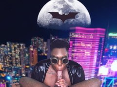 Ebony BBW Catwoman Vs BatDick