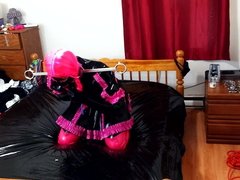 Sissy Maid Escapes Self Bondage