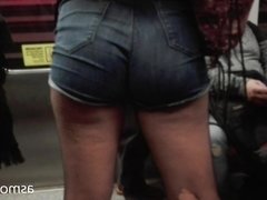 Ass in shorts