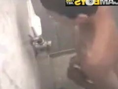 spy in public shower