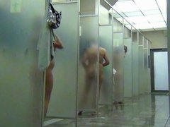 Hot Women in Public Showers-Spy Cam Clip