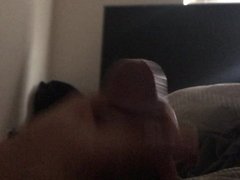 My thick black cock cums SO MUCH