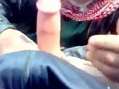 Arab homeless sucking cock