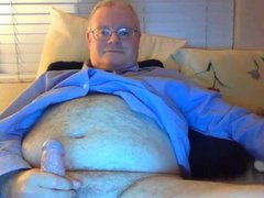 Daddy cums on cam