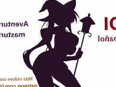 JOI - Juego de rol, con voz espanola. Una sexy brujita...