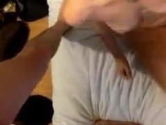 Hotwife getting fucked by 2 guys husband filming