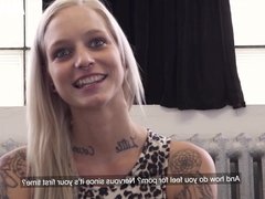 AMATEUR EURO - Big White Cock For Amateur Babe Lika Sparks