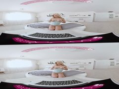 VR BANGERS Blonde teen Skype Sex VR Porn