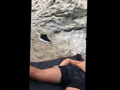 Spy on Beach Babe with perfect Tits and Ass