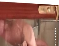 Blonde Wife Fucking Dildo In The Shower