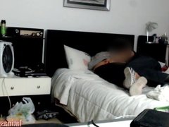 Sweet maid gives good blowjob and fucks boss