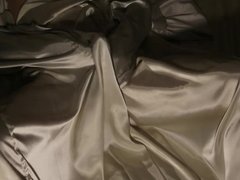 Satin Cock Masturbation