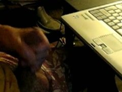 Wanking watching porn 0766