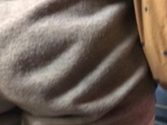 Round british teen jiggle booty in sweatpants