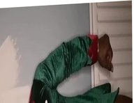 Black Santa huge thick dick