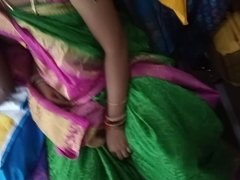 Tamil hot young married aunty boobs and navel in bus part:2