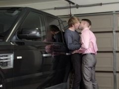 NextDoorRaw Teens Sneak Into Garage To Fuck