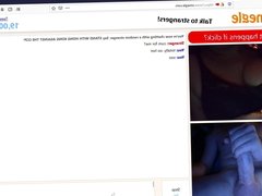 Omegle huge tits makes me cum