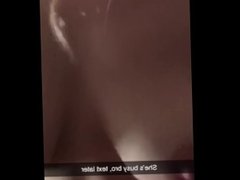 Cheating GF sends snapchats to her BF getting creampied