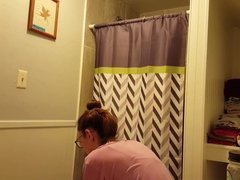 Spying beautiful teen on shower,second Part 2