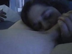 My wife sucking cock and balls